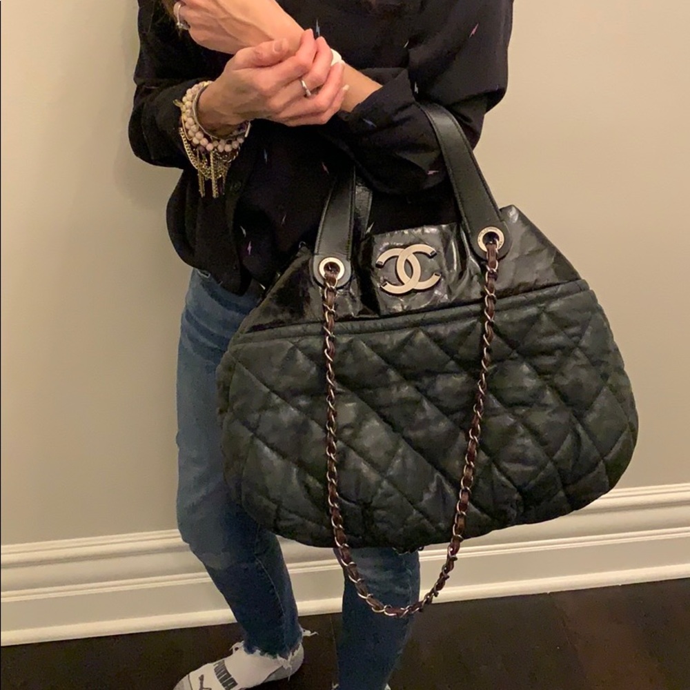Chanel in the mix large bag in black - Picture 8 of 8